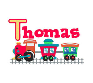 Choo Choo Train Embroidery design set