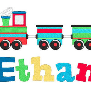 choo choo train embroidery designs