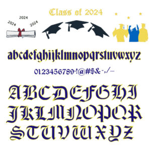 Graduation 2024 Embroidery all