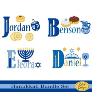 Hanukkah Embroidery