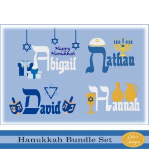 Happy Hanukkah Embroidery
