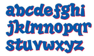 4th of July BBQ Machine Embroidery Font