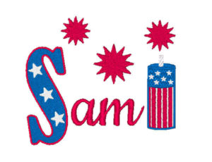 4th of July Embroidery designs