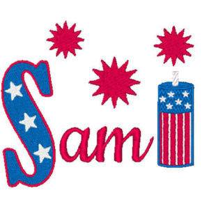 4th of July Embroidery designs