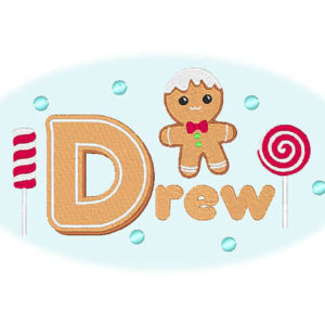 Gingerbread Embroidery designs