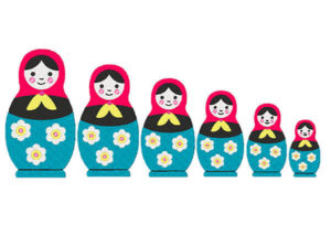 russian dolls machine embroidery designs
