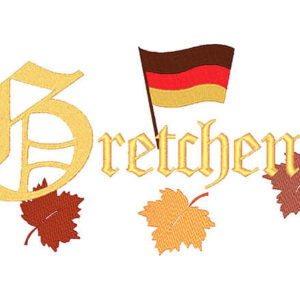 Oktoberfest Embroidery flag