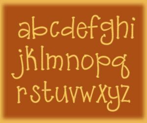 Woodland Bear Embroidery font