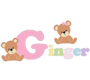 Baby Bear Embroidery designs