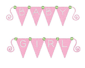 Baby Girl Embroidery designs