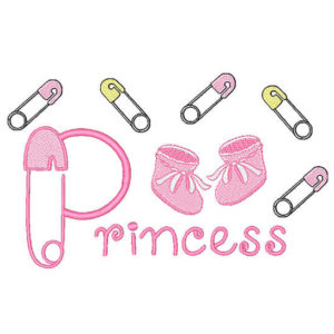 Baby Pin Shower Embroidery designs