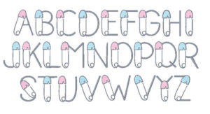 Baby Pin Embroidery Monogram