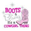 Boots and Bling Embroidery