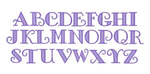 butterfly embroidery font