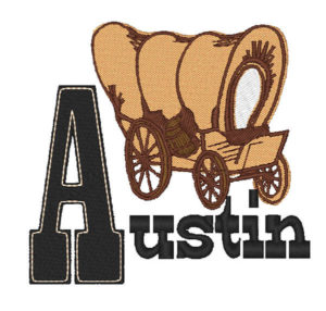 cowboy machine embroidery wagon