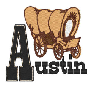 cowboy machine embroidery wagon