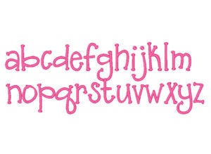 cupcake machine embroidery font