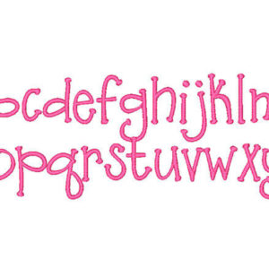 cupcake machine embroidery font