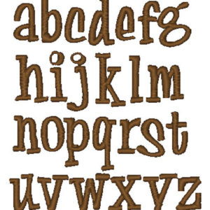 Fall Gobbler Embroidery font