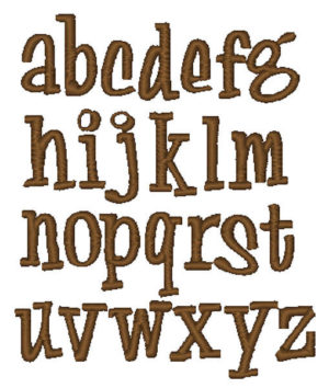 Fall Gobbler Embroidery font