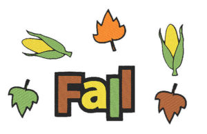 Fall Harvest Embroidery designs