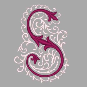 Flourish Swirl Monogram Embroidery designs