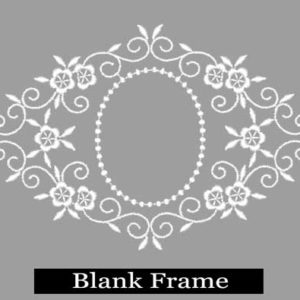 frame embroidery blank