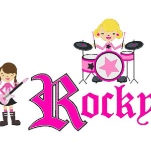 Rock Star Embroidery designs