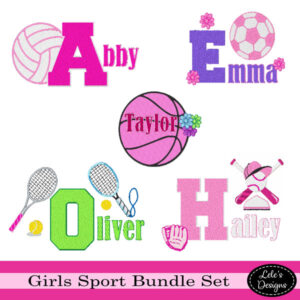Girl Sport Embroidery