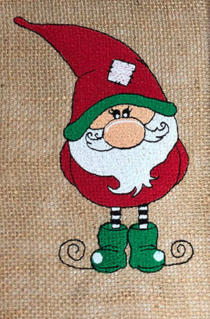 Gnome Embroidery Christmas
