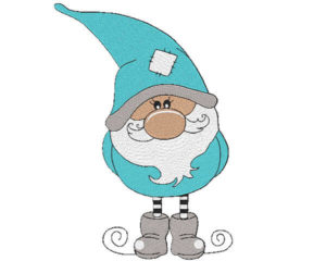 Gnome Embroidery Design