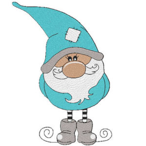 Gnome Embroidery Design