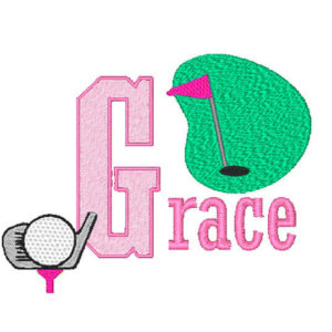 Golf Machine Embroidery