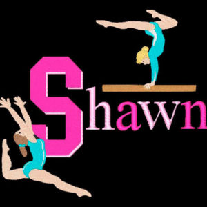 Gymnast Embroidery designs