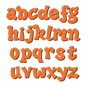 Happy Halloween Embroidery Font