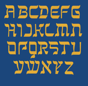 Happy Hanukkah Embroidery monogram