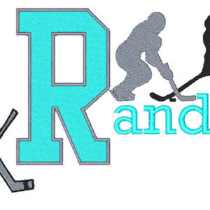 Hockey Machine Embroidery Designs