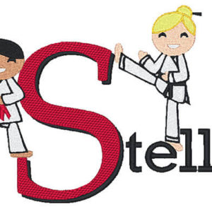 Karate Machine Embroidery Designs