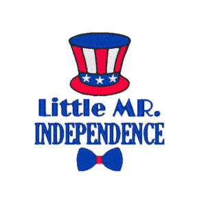 Mr Independence Embroidery