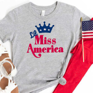 Lil Miss America Embroidery usa