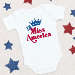 Lil Miss America Embroidery design
