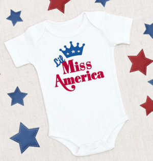Lil Miss America Embroidery design