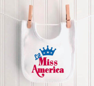 Lil Miss America machine Embroidery