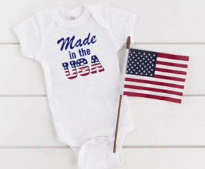 Made in the USA machine embroidery