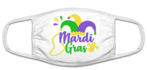 Mardi Gras Embroidery Mask