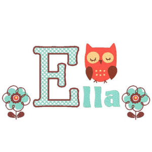 Owl Spring Embroidery Designs