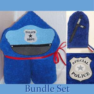 Police Hooded Towel ITH