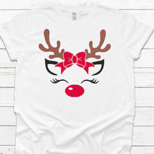 Rudolph Bow Embroidery design