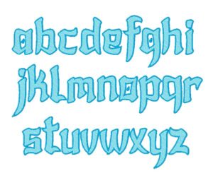 Kokeshi Dolls Embroidery Font