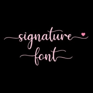 Hello Signature Font Embroidery